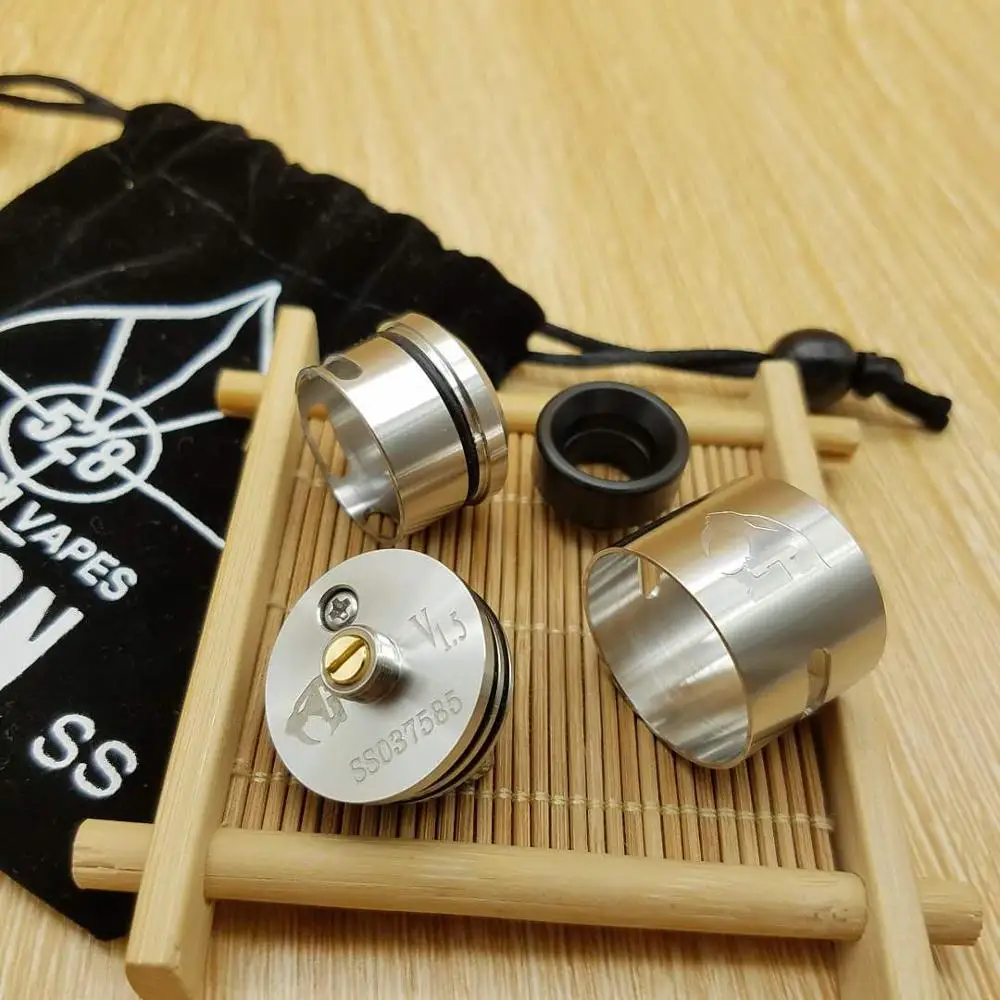 Оригинальный Goon v1.5 RDA атомайзер 528 электронная сигарета бак Rebuildable капающий