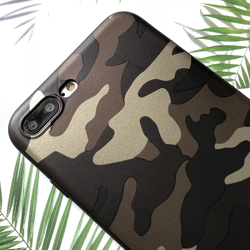 Модный Темно Синий армейский камуфляжный чехол из искусственной кожи для iPhone 11 Pro