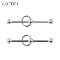 aoedej ear tragus bar barbells stainless steel industrial barbell piercing ear cartilage earring piercing jewelry piercing oreja