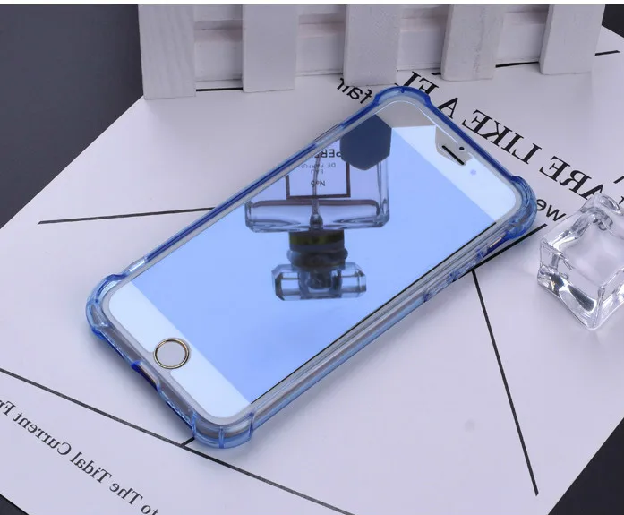 Dreamysow 9H HD Роскошная красочная зеркальная защитная пленка для экрана iPhone 8 7 6 6S Plus X