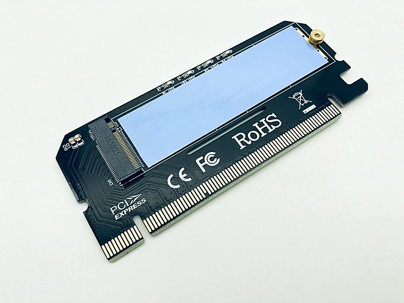 M.2 NVME PCIE to M2 адаптер LED NVME SSD M2 PCIE x16 карта расширения интерфейс адаптера компьютера M.2 NVMe SSD NGFF To PCIE 3,0X16