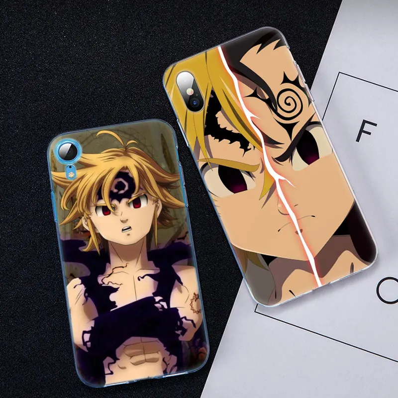 Лидер продаж Силиконовый Модный чехол Nanatsu No Taizai Meliodas для Apple iPhone 11 Pro XS MAX XR X 7 8 Plus 6