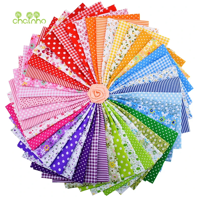 Случайная тонкая хлопчатобумажная ткань в стиле пэчворк для сделай сам квилтинг