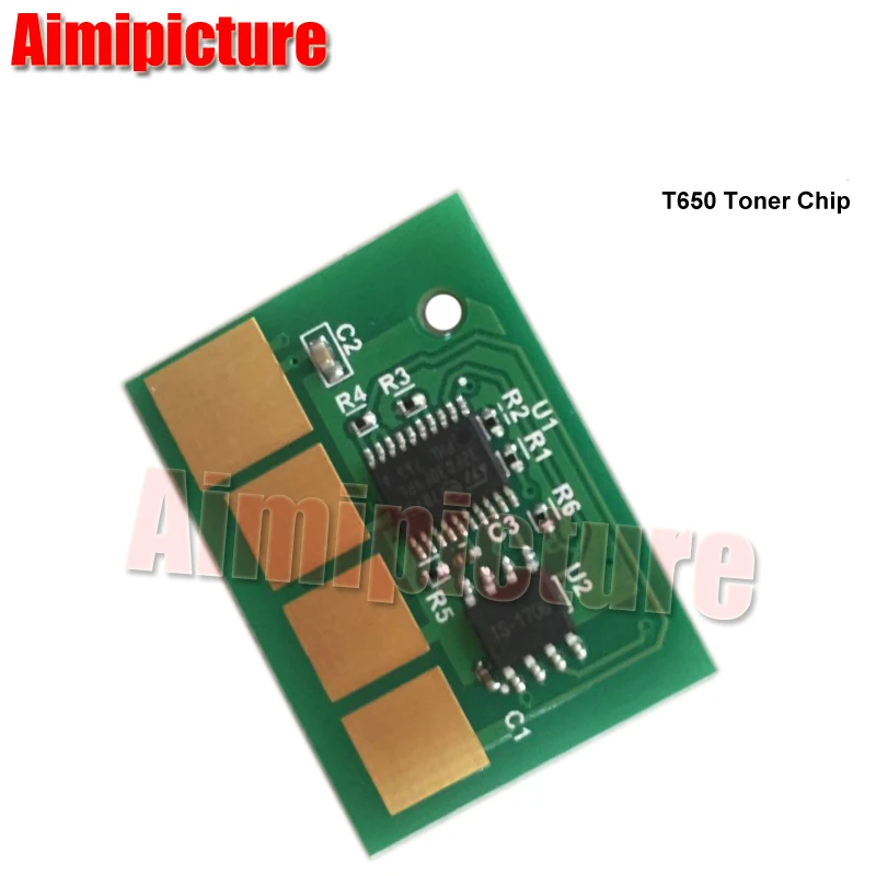 Чип для lexmark T654 T656 X651 X652 X654 X656 T650 T652 Dell 5230 5350 чипа картриджа с тонером IBM 1832 25K 1