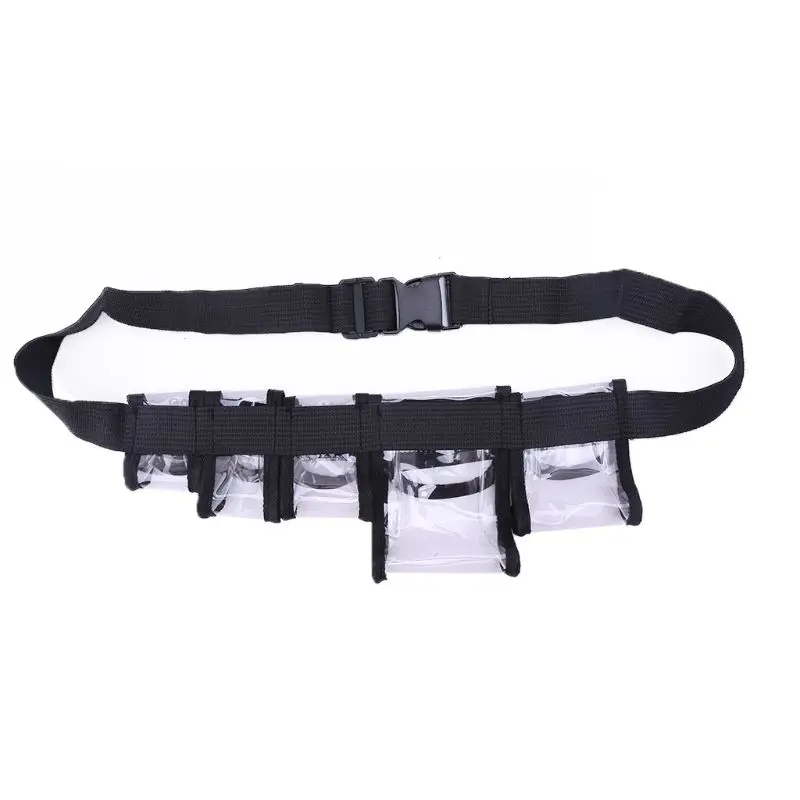 Fashion Unisex Transparent Waist Bags Fanny Pack Men Women Shoulder Chest Bag Multi-pocket Mini Holographic Belt Bum Bag