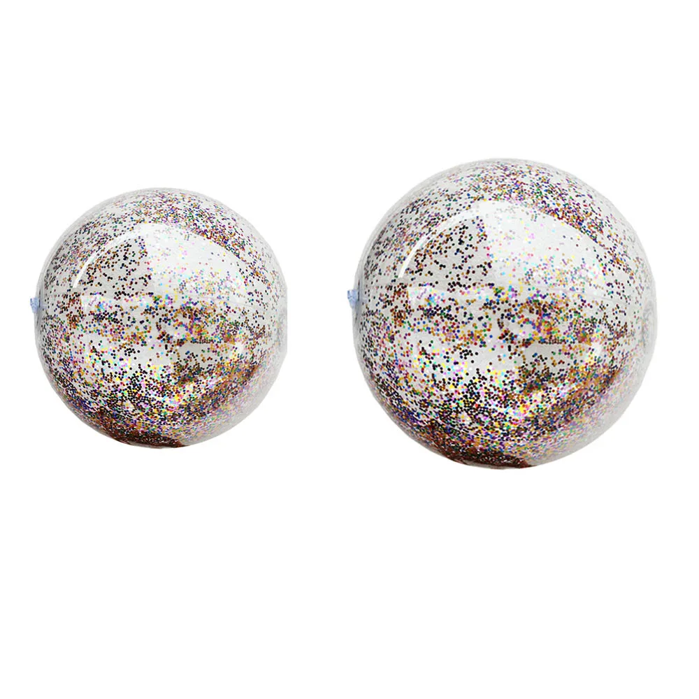 Плавательный бассейн плавающая игрушка ПВХ пляжный мяч круглый надувной блёстки