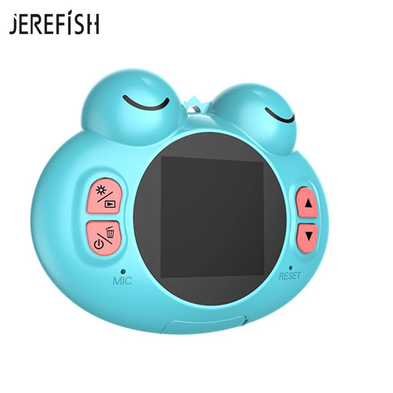 JEREFISH HD лягушка детский фотоаппарат цифровой фото камера Juguetes фотографии подарок на день рождения Прохладный Дети Новые