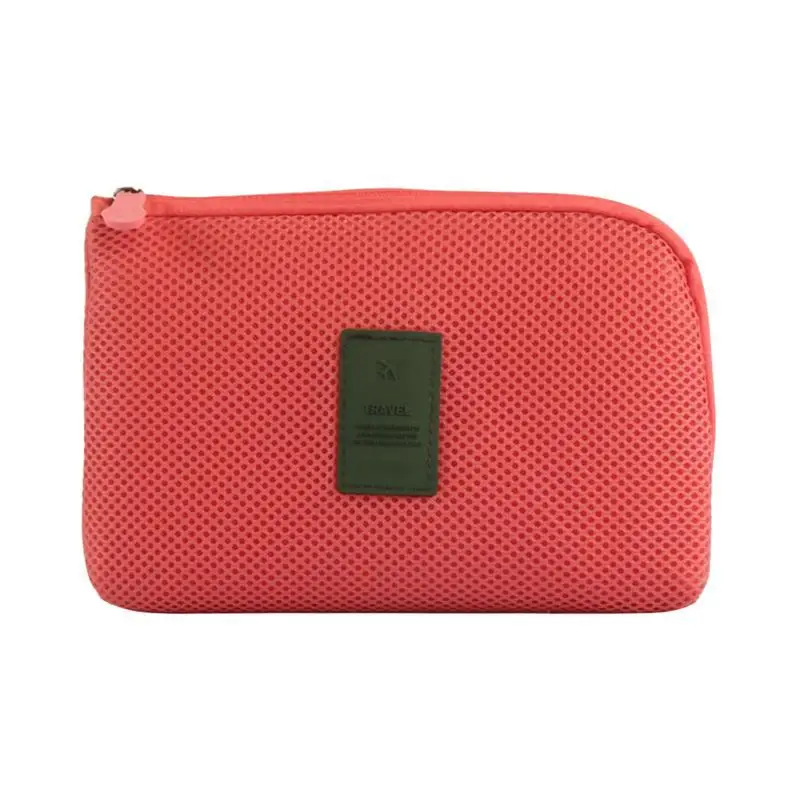 Watermelon Red Косметичка Портативный Большой размеры Косметика цифровые данные анти землетрясения хранения сумка для путешествий контейнер - Цвет: Watermelon Red