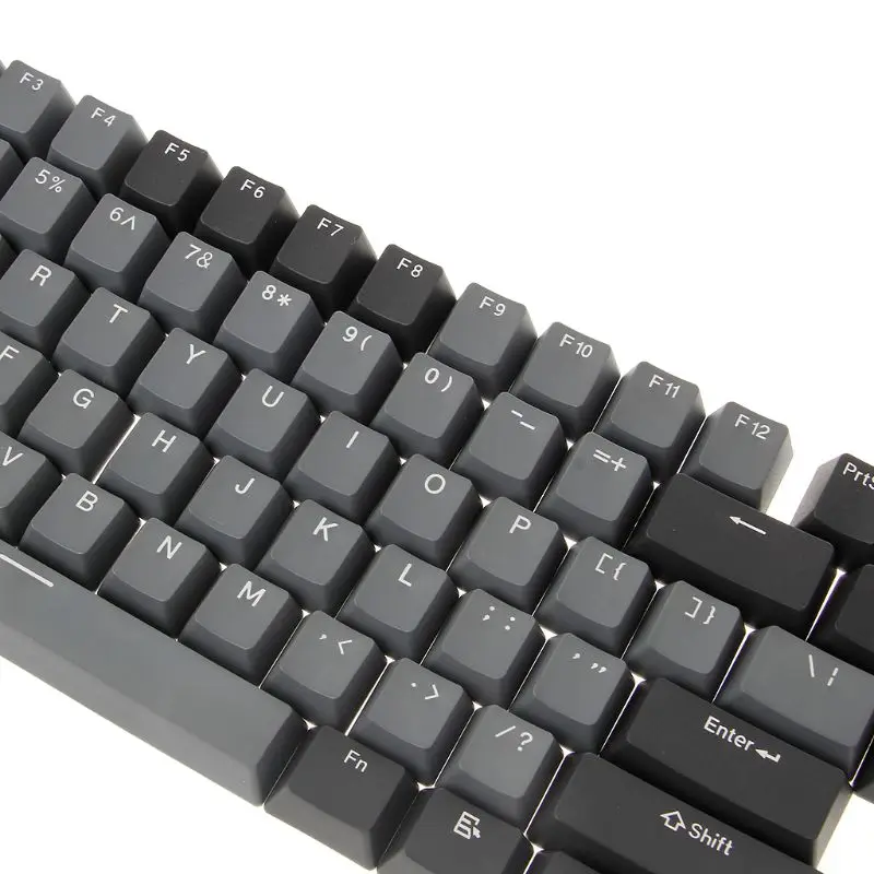 Dolch черно серые смешанные толстые ПБТ 108 колпачки для ключей OEM Вишневый профиль