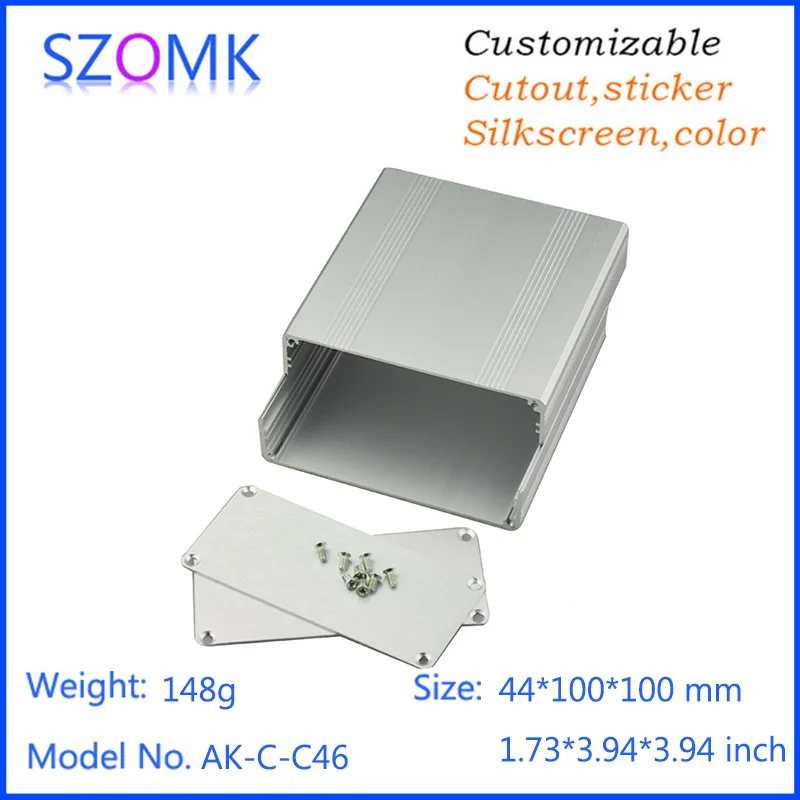 Алюминиевый корпус с усилителем 1 шт. 44*100*100 мм лидер продаж gps трекер