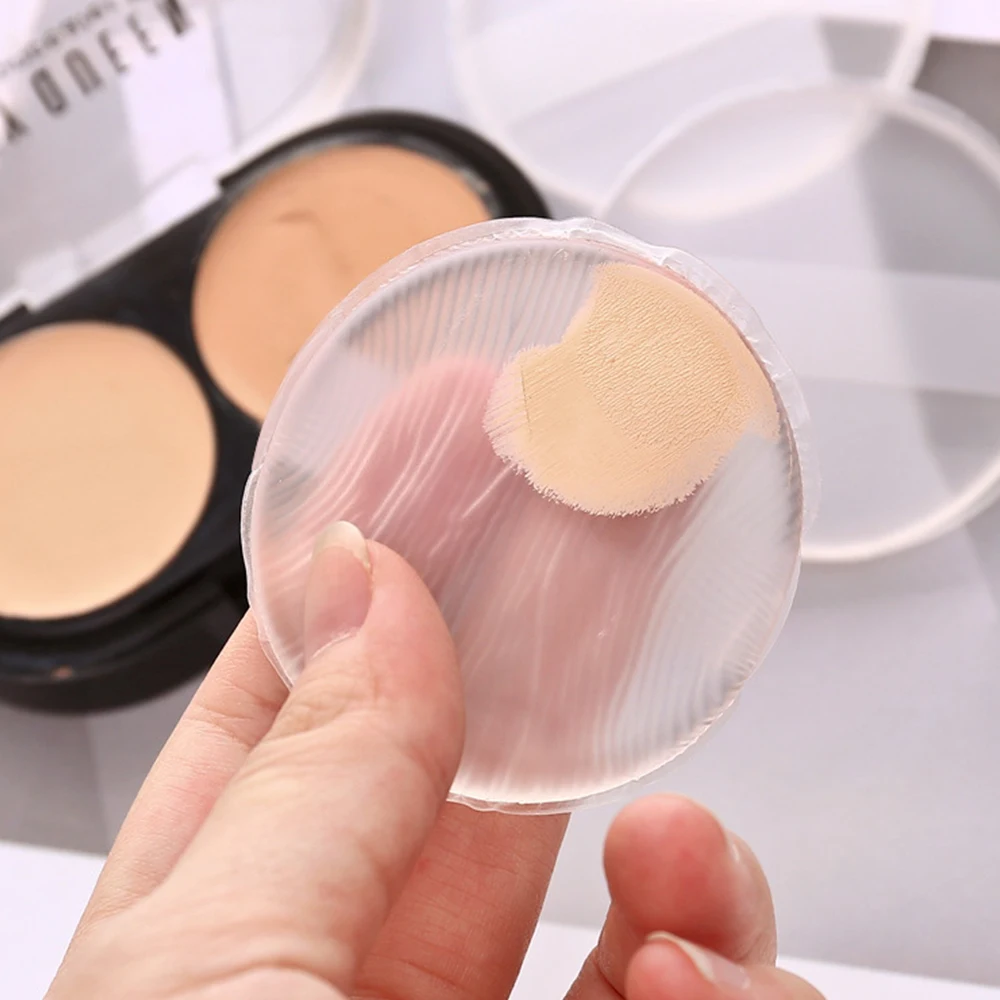Силиконовый спонж для макияжа 1 шт. прозрачная пудра жидкого тонального крема BB