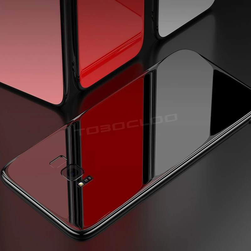 Tobocloo Роскошные 3D закаленное Стекло Телефон чехол для samsung Galaxy S8 плюс S9 + Note8