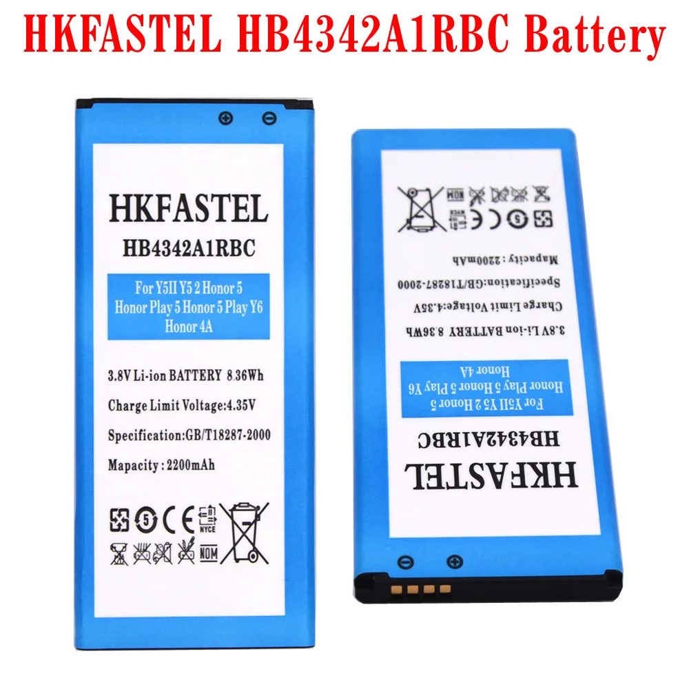 Hkfatel Новый HB4342A1RBC оригинальный аккумулятор мобильного телефона для huawei Y5II Y5 II 2