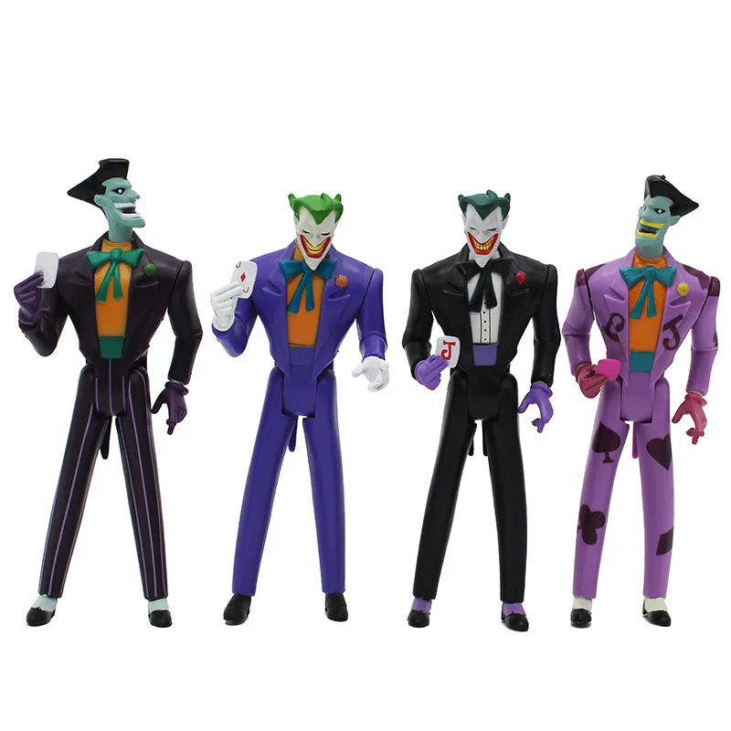 Экшн фигурки Joker из ПВХ коллекционные модели игрушки 12 см 4 шт./компл.|Игровые и