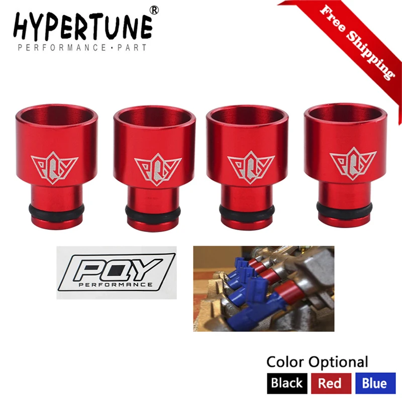 Бесплатная доставка 4 шт. PQY топливный инжектор лучшие шапочки адаптеры RDX