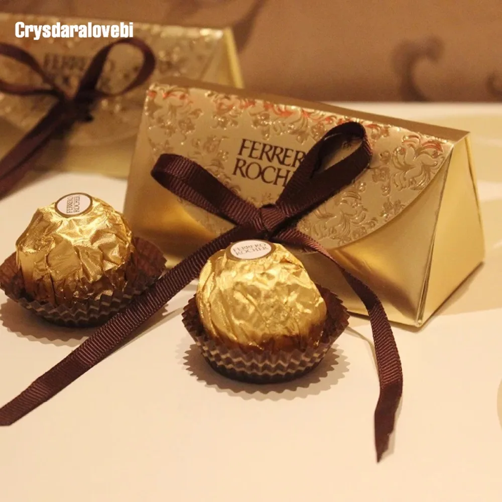 Коробки конфетные для свадебных торжеств 20/50/100 шт. вечерние подарочные коробки