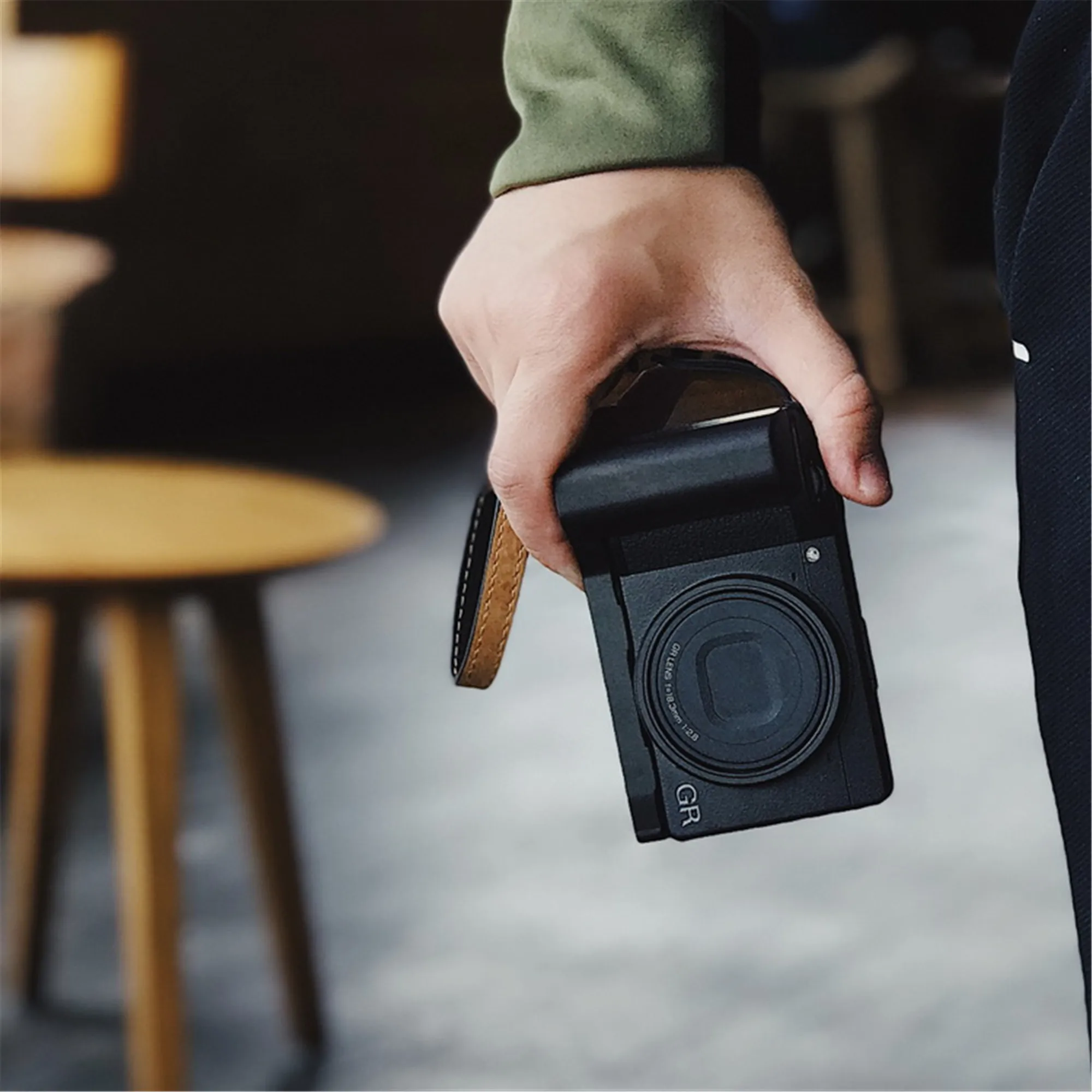Деревянная рукоятка с квасцами Базовая пластина Кронштейн для Ricoh GR3 GRIII