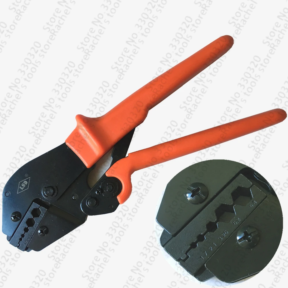 

AP-07 Coaxial cable crimper for crimping RG coax cable terminals multifunctional crimping tool range 1.7/2.1/3.26/6.2/6.8mm