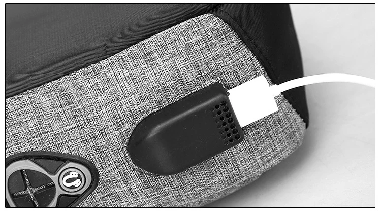 Многофункциональный usb рюкзак с защитой от кражи мужской мини через плечо