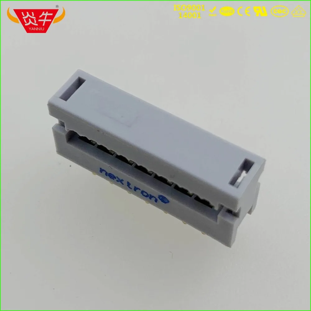 Разъем IDC разъем 2 54 мм 2*7P 14 контактный ISP JTAG для плоского ленточного кабеля