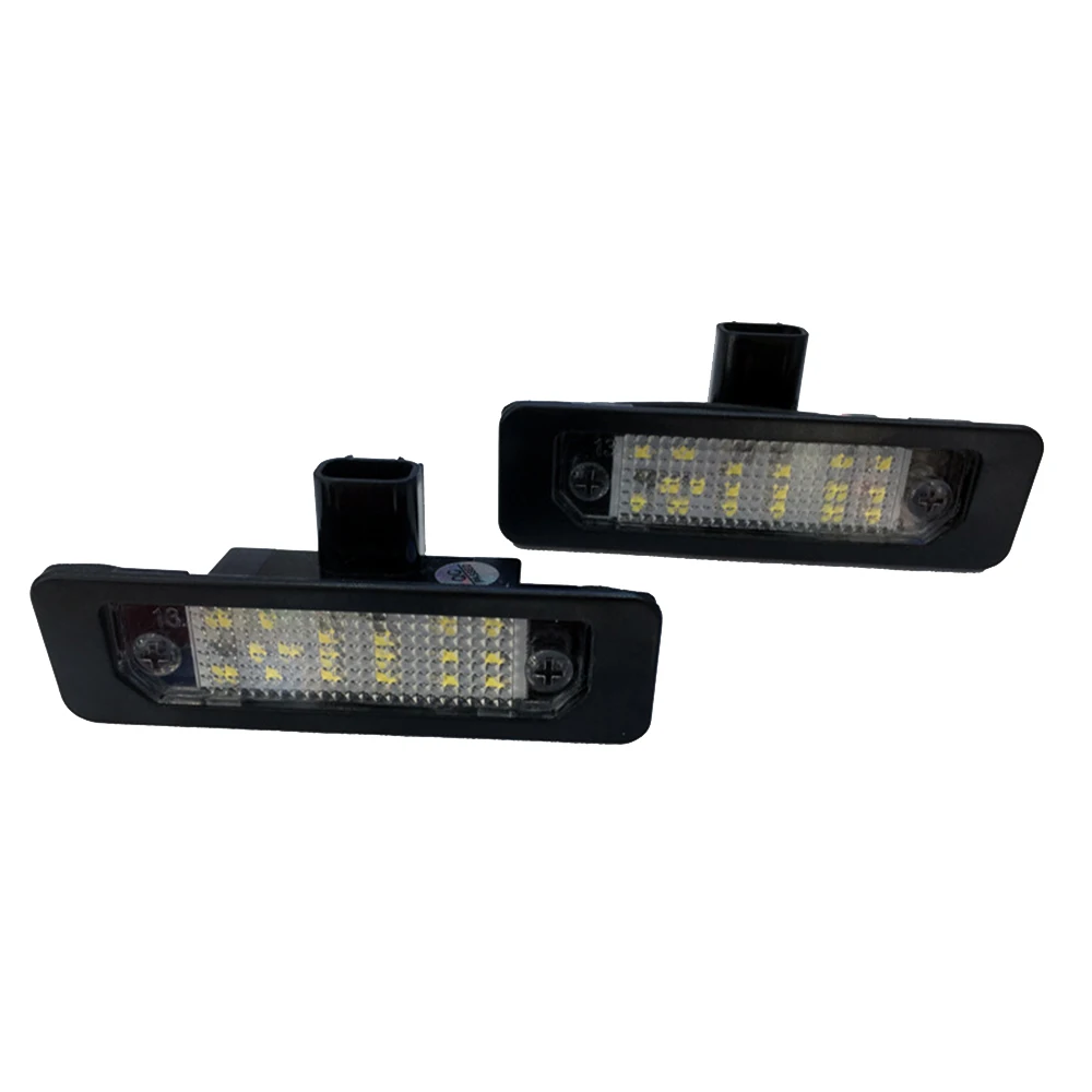 2x18SMD ошибка Лицензия бесплатное светодиодное Освещение номерного знака Лампы для Ford Flex Mustang Fusion Lincoln MKS MKX 2009