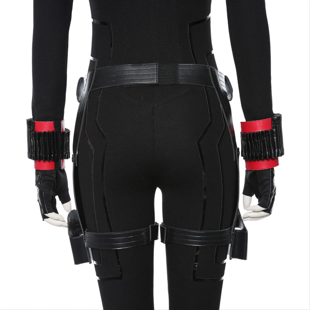 Black Cosplay Widow Costume Halloween Women Costumes Natasha Romanoff Costume Jumpsuit