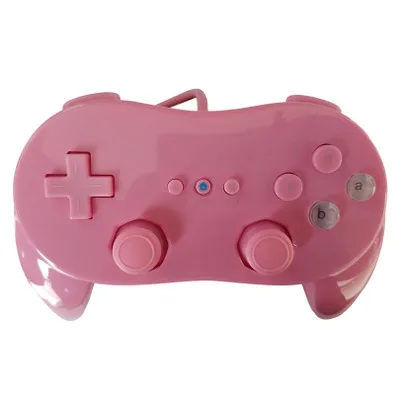 Классический двойной аналоговый проводной игровой контроллер ABS Pro для Nintend W ii