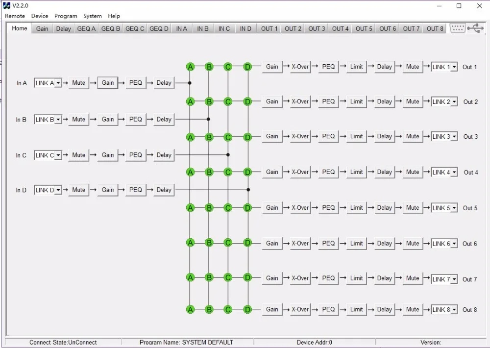 Leicozic DANT3.6 DSP громкоговоритель система Процессор 3in 6out цифровые аудио процессоры программное обеспечение управление processador de аудио AC220V