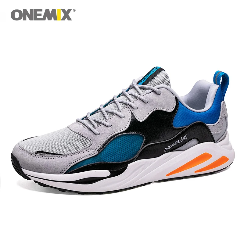 ONEMIX 2021 New Style Sneakers Men Outdoor Anti-skid Casual Shoes Man Trendy Zapatillas De Deporte Leisure Footwear Male | Спорт и