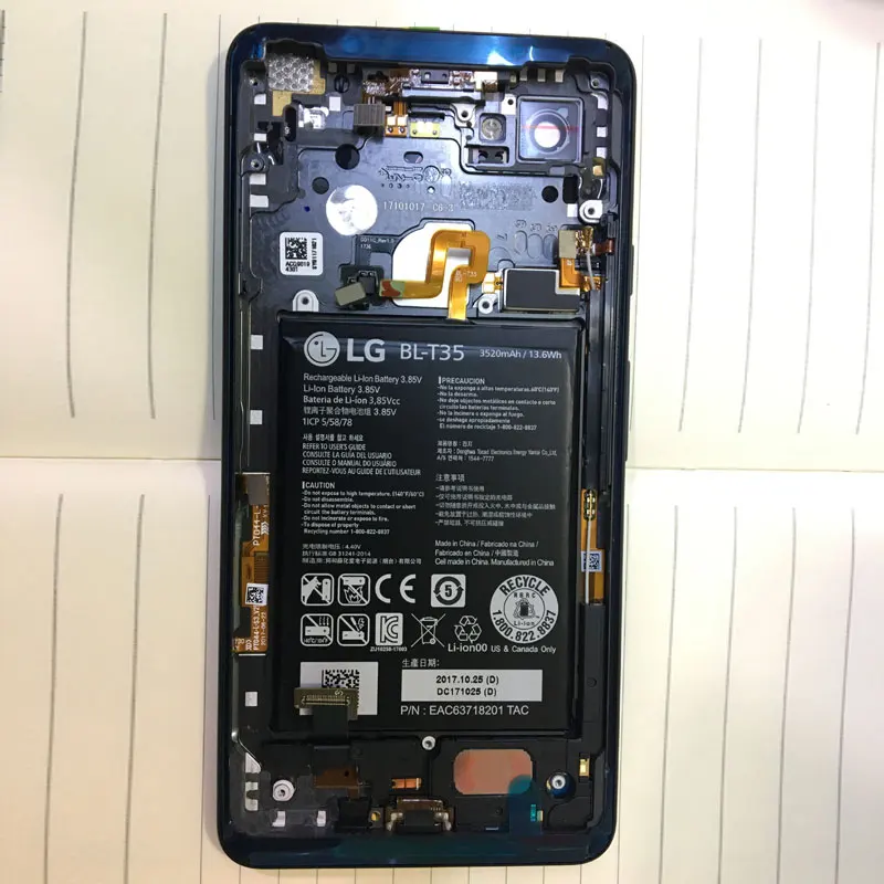 

Оригинальный чехол-накладка BINYEAE для батарей Google Pixel 2XL с аккумулятором 6,0 дюйма, задняя крышка из металла и инструментов