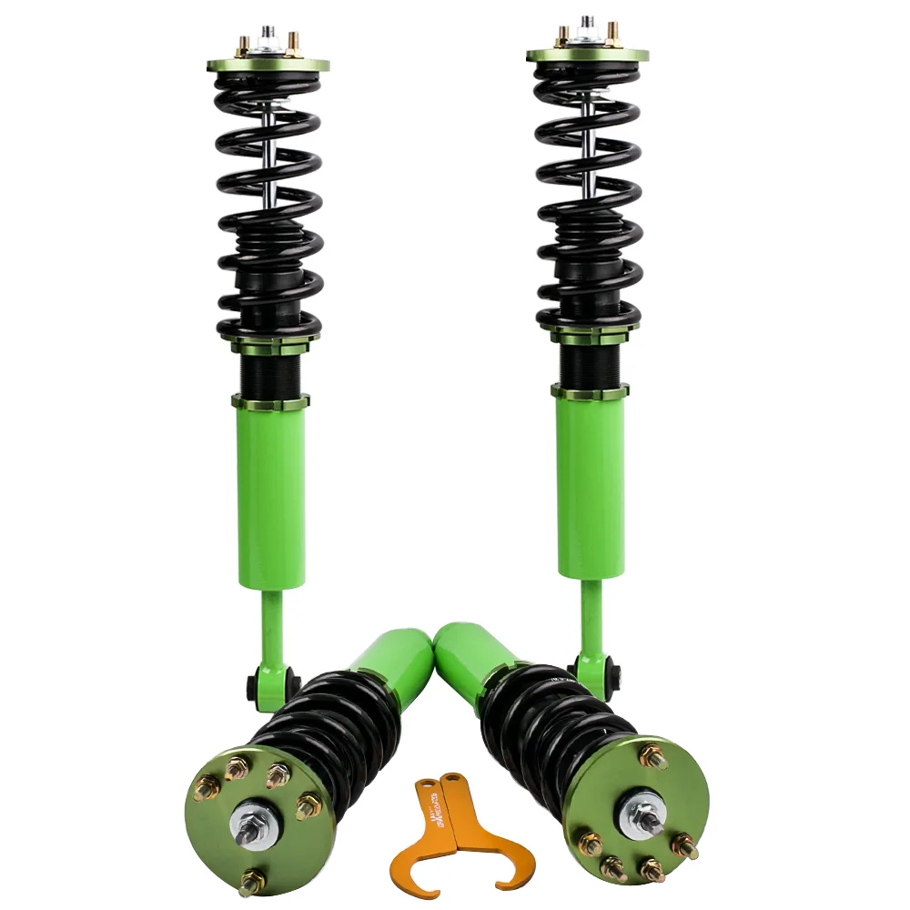 Для Honda Accord 2003-2007 полный coilover подвеска Снижение Наборы шок Распорки зеленый |
