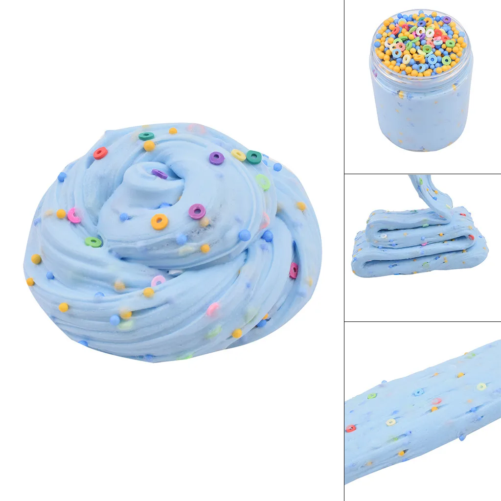 Пушистая жвачка для слайма игрушки полимерная глина воздушный сушеный пластилин