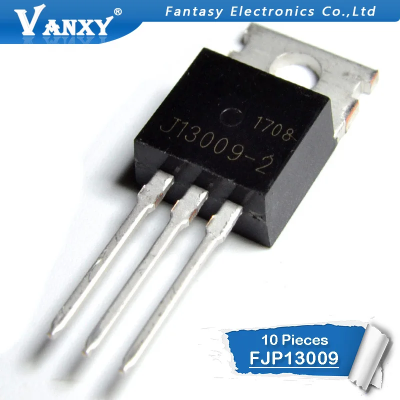 10 шт. транзистор FJP13009H2TU TO220 13009 J13009-2 FJP13009 TO-220 NPN 400V 12A Новинка | Электронные