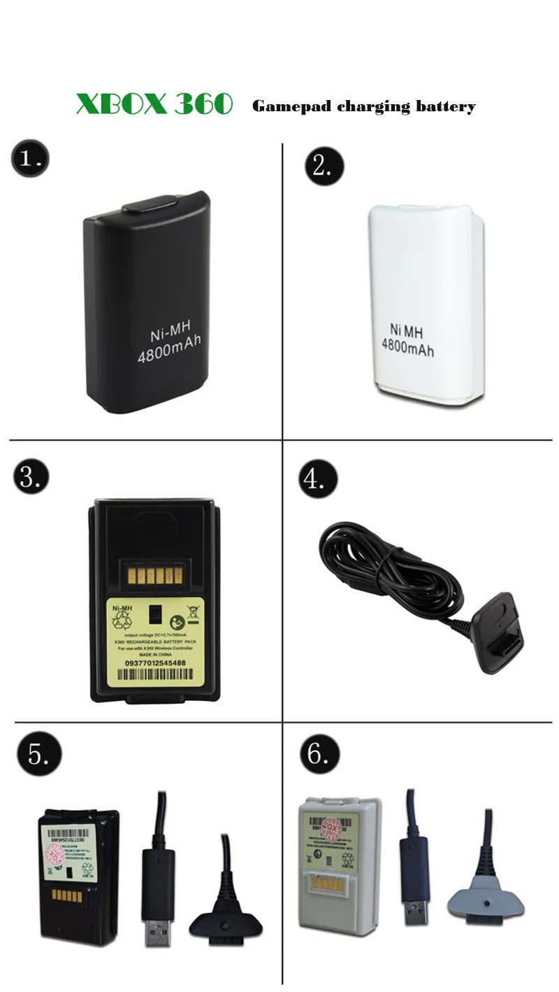 Sanchow 4800mAh аккумуляторная батарея + зарядное устройство Usb кабель зарядный
