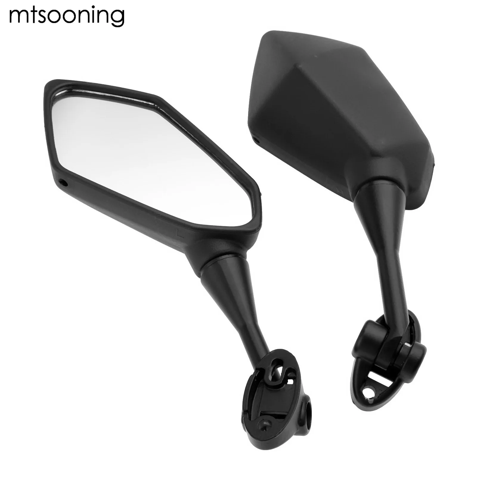 Mtsooning 1 пара зеркала заднего вида для мотоциклов и гонок Honda CBR900 CBR600RR HYOSUNG GT650S Kawasaki