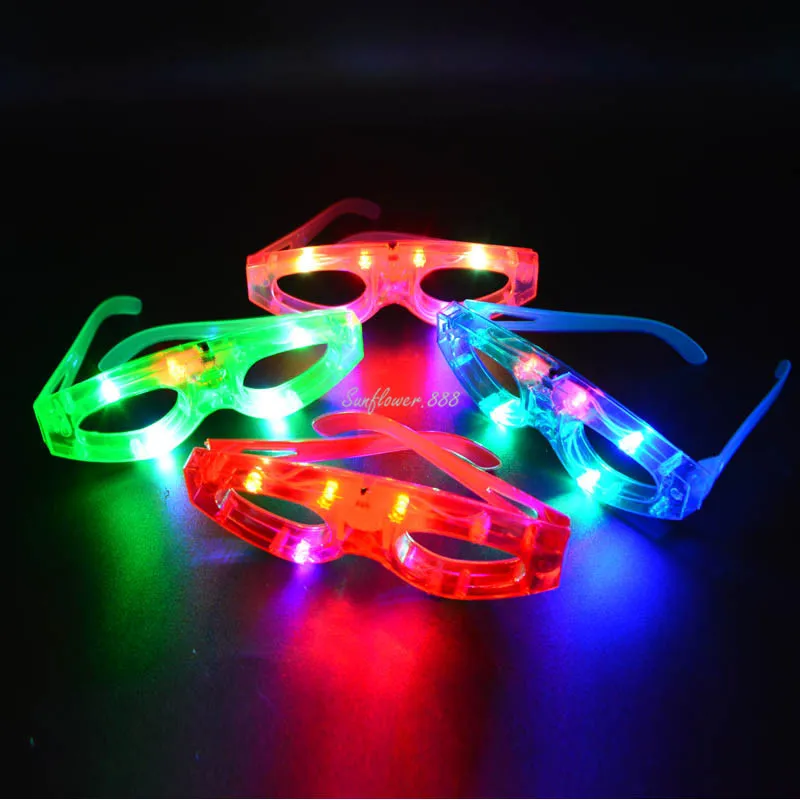 

Cool Light Eye Glasses Blinking Bar Club Blinds Shutter Glow neon Party Wedding Christmas Concert led glasses Carnival Toys