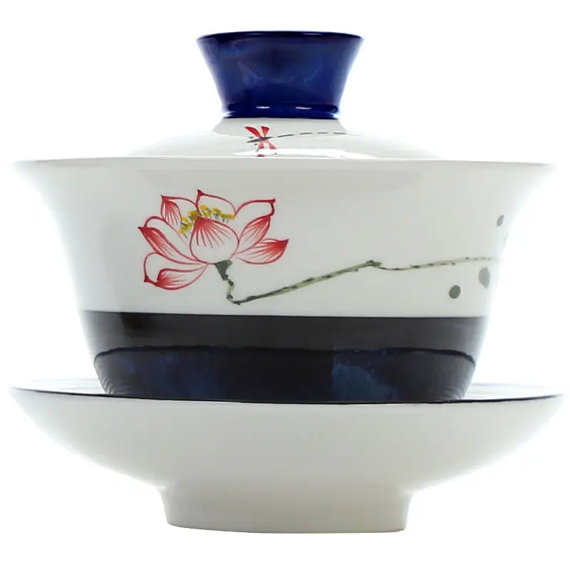 Китайские чайные чашки кунг фу Tureen керамический гайвань YuQuan чайный сервиз ручная