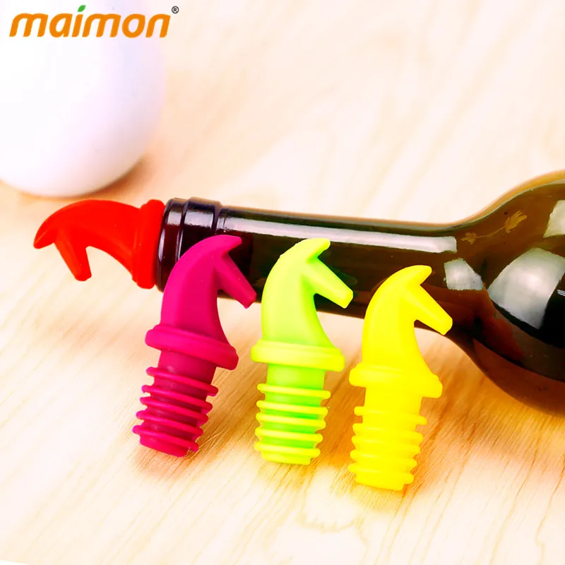 6 шт./компл. новинка шахматы бутылки для вина Стопперы силиконовые кухонные