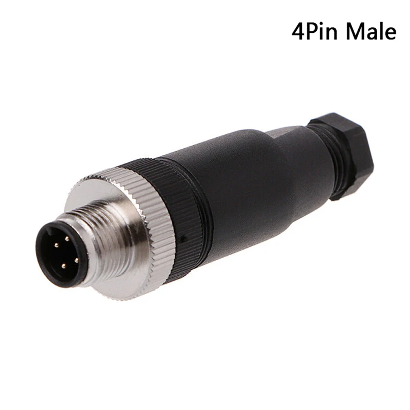 E Новые горячие PG7 сенсор разъем IP67 3 4 5 Pin Мужской/Женский Разъем Водонепроницаемый винт прямой/правый угол M12 разъем - Цвет: E
