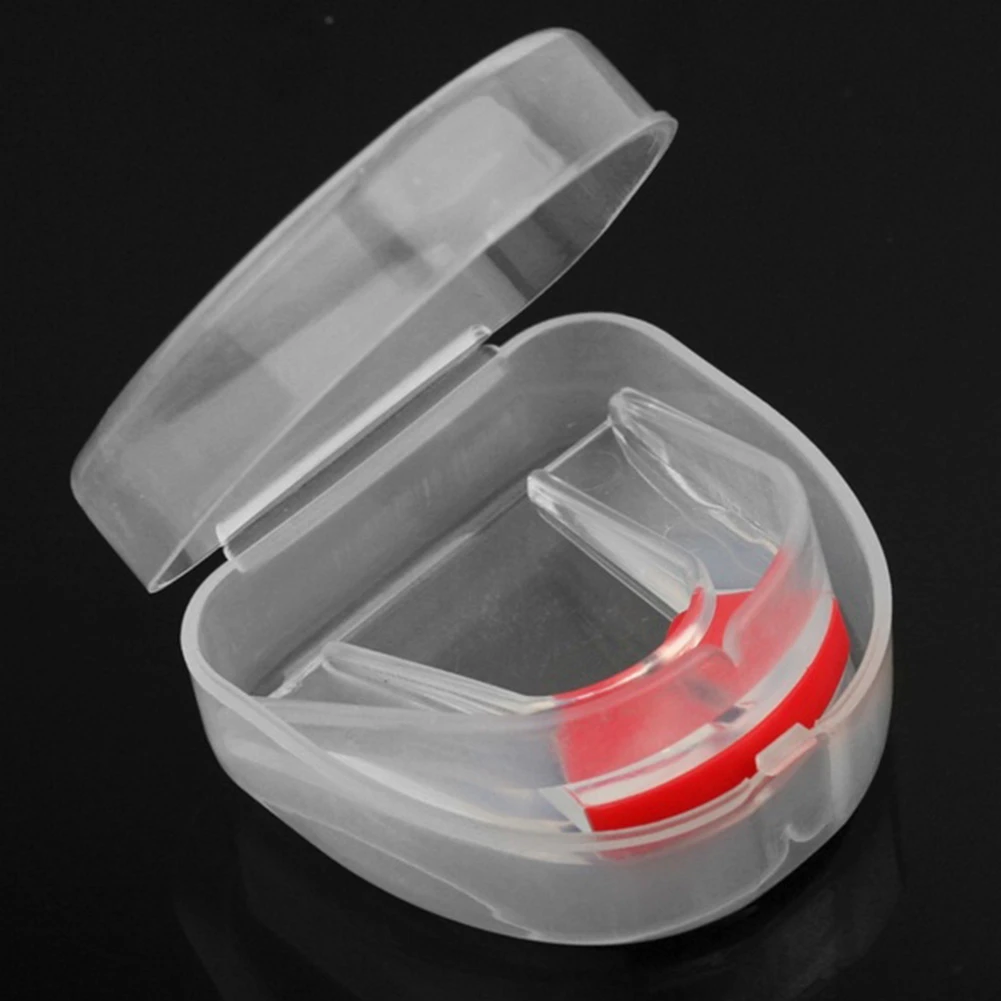 Спортивный Капа Gum Shield Защита рта guard бокс боевые искусства Junior старшего зуба протектор зубной скобки защита