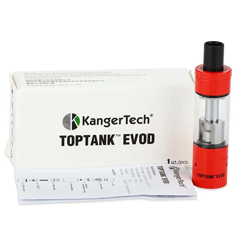 Kanger Toptank клиромайзер EVOD атомайзер 100% оригинал вейп 1 7 мл заправка резервуаром