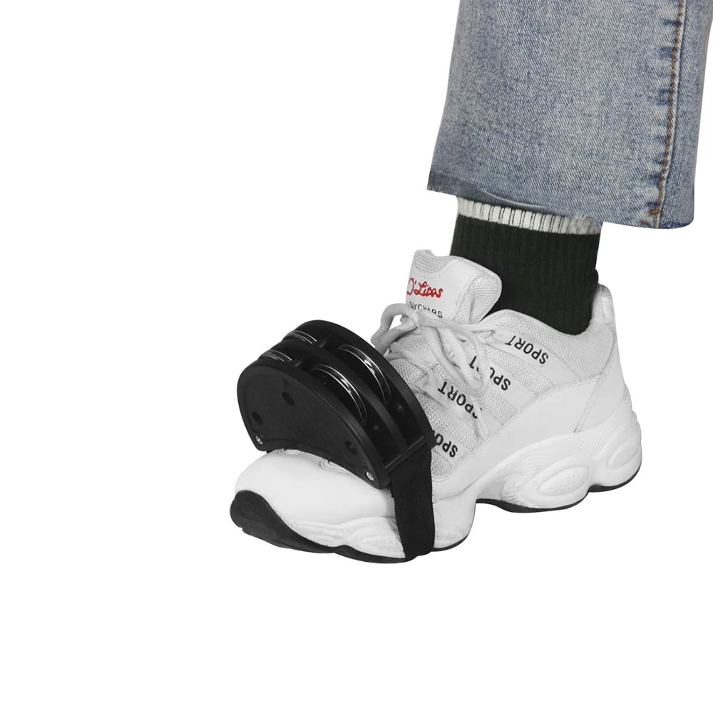 Музыкальные колокольчики ABS ножной тамбурин с 2 комплектами металлический