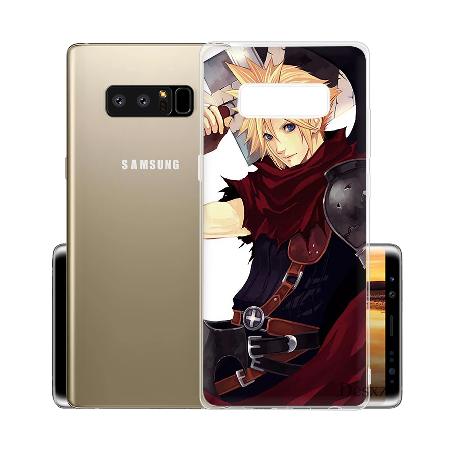Final Fantasy VII FF7 чехол для телефона Samsung Galaxy S7 Edge S8 S9 Plus Note 8 9|Чехлы-накладки| |