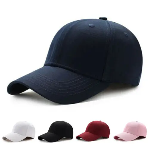 

Men Women New Black Baseball Cap Snapback Hat Hip-Hop Adjustable Bboy Caps