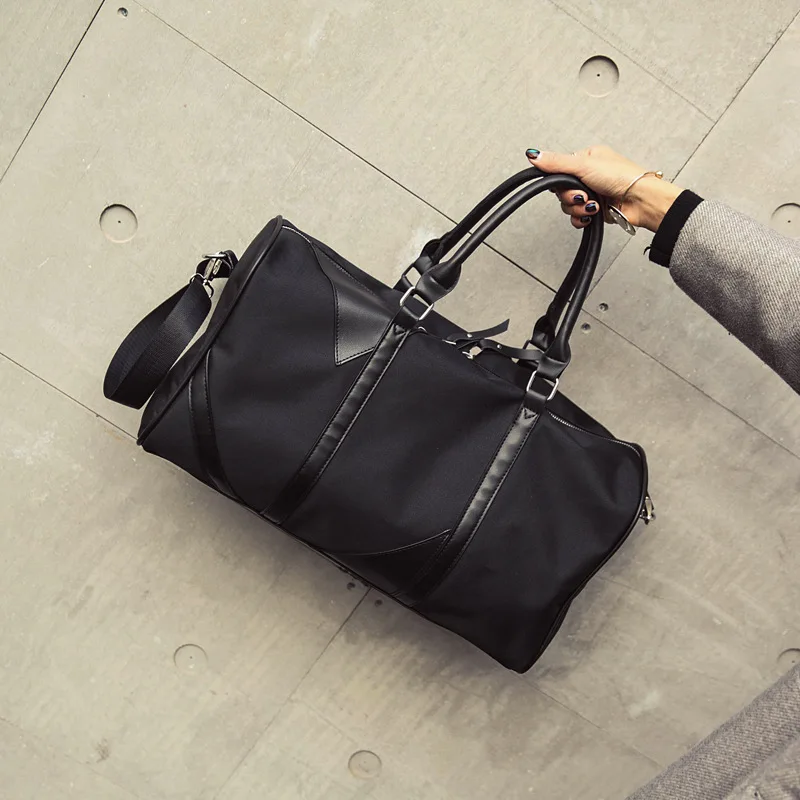 2018 новый черный спортивный Фитнес Gym Bag Для женщин Водонепроницаемый Оксфорд Tote