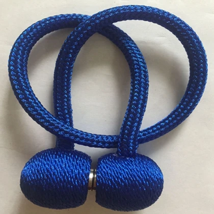 Curtain Tieback14 Шторы кольца для галстуков круглые пряжки Европейский Краткая Плетеный Магнит подхват для штор Магнитная занавеска держатель аксессуары для домашнего декора - Цвет: Curtain Tieback14
