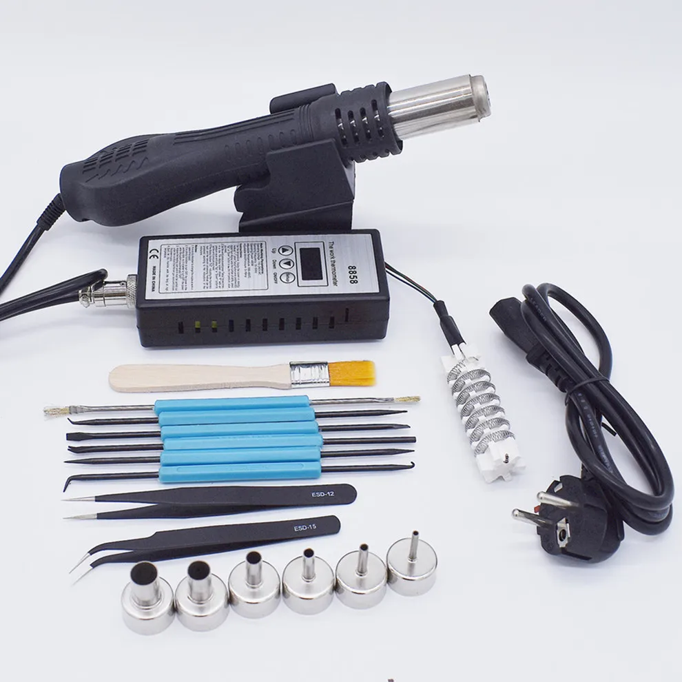 Пистолет горячего воздуха 8858 SMD паяльная станция для отвода сварочные