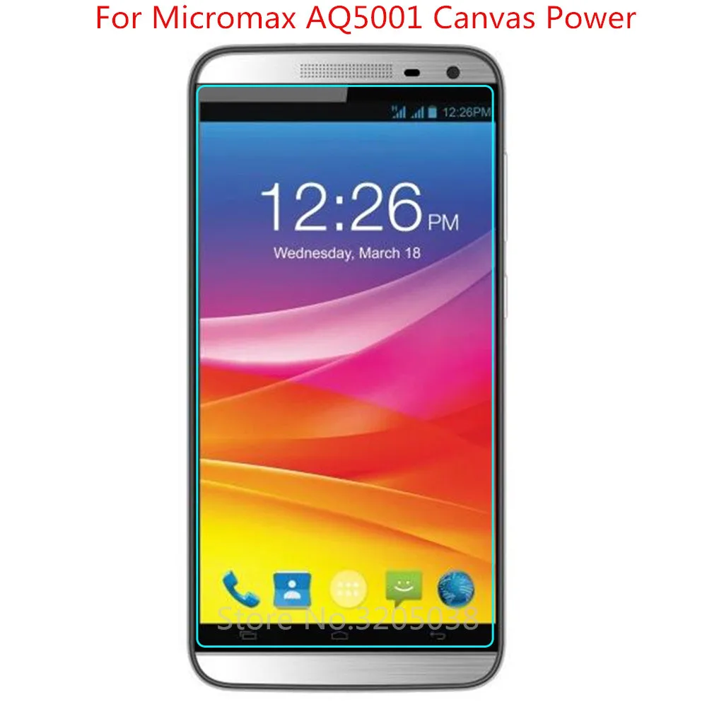 2 шт. 2.5D 0 26 мм 9H Премиум Закаленное стекло для Micromax AQ5001 защита экрана из парусины