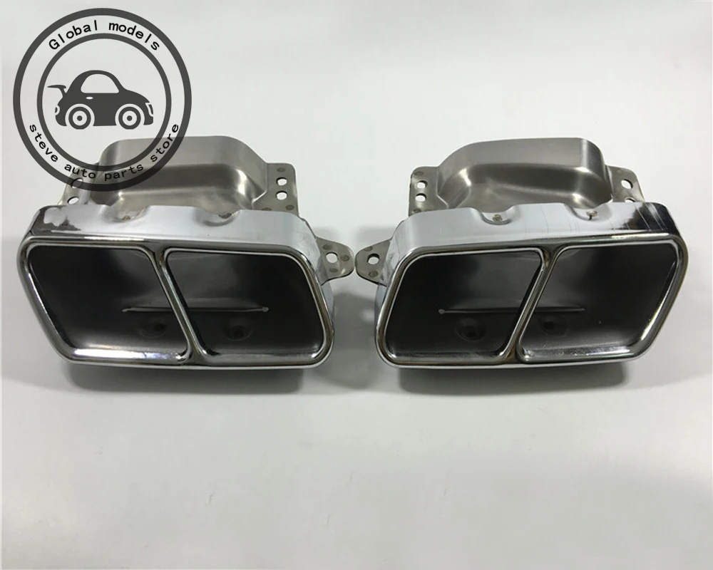 2 шт./компл. выхлопные трубы Хвост Глушитель Советы для Mercedes Benz W251 R280 R300 R320 R350 R400 R500