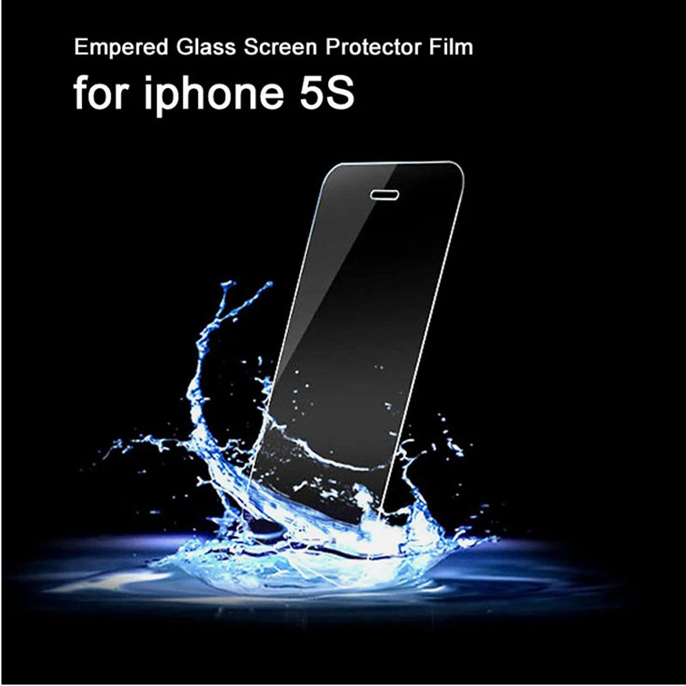 Защитное стекло для iphone 5S закаленное 5 5c se 6 6s 7 8 x plus пленка hd | Мобильные телефоны и